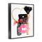 Stupell Industries Mwah Beauty Items & Kiss Framed Giclee, design by Jesse Keith